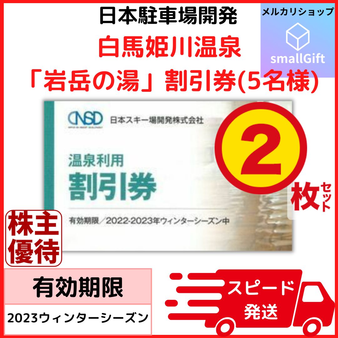 新版 日本駐車場開発　株主優待券　2024年分