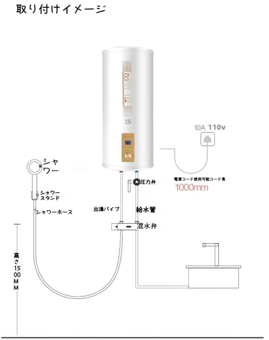 110V|1500W 55℃~75℃