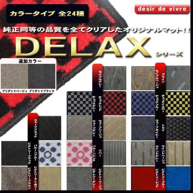 フロアマット デラックス タイプ ビクトリー・ワイン マツダ キャロル H16/09-H21/12 オートマ車 フロアマット デラックス タイプ ビクトリー・ワイン マツダ キャロル H16/09-H21/12 オートマ車