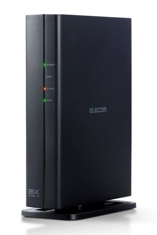 エレコム WiFi ルーター 無線LAN Wi-Fi6 AX3000 2402 574Mbps 11ax|11ac IPv6対応 IPoE コンパクト筐体 WRC-X3000GS3A-B