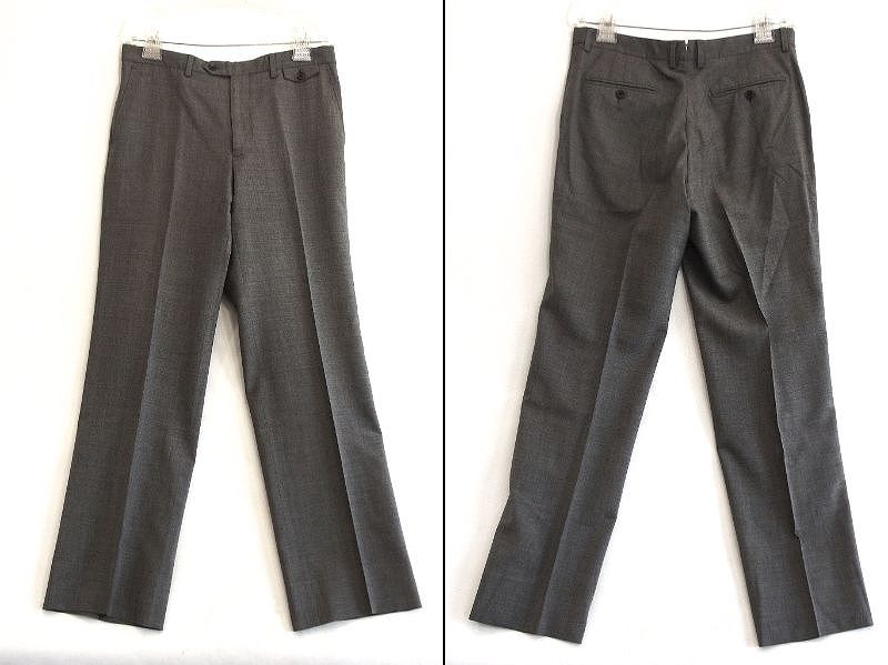 美品 マーガレットハウエル セットアップ スーツ ウール ストライプ グレー 218765】MARGARET HOWELL マーガレット ハウエル ウールスーツ×2