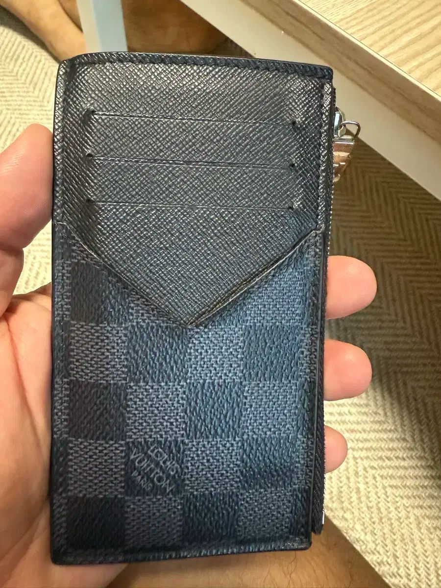 ルイ・ヴィトン コインケース コインカードホルダー ネイビー　メンズ ルイ・ヴィトン コインケース コインカードホルダー ネイビー