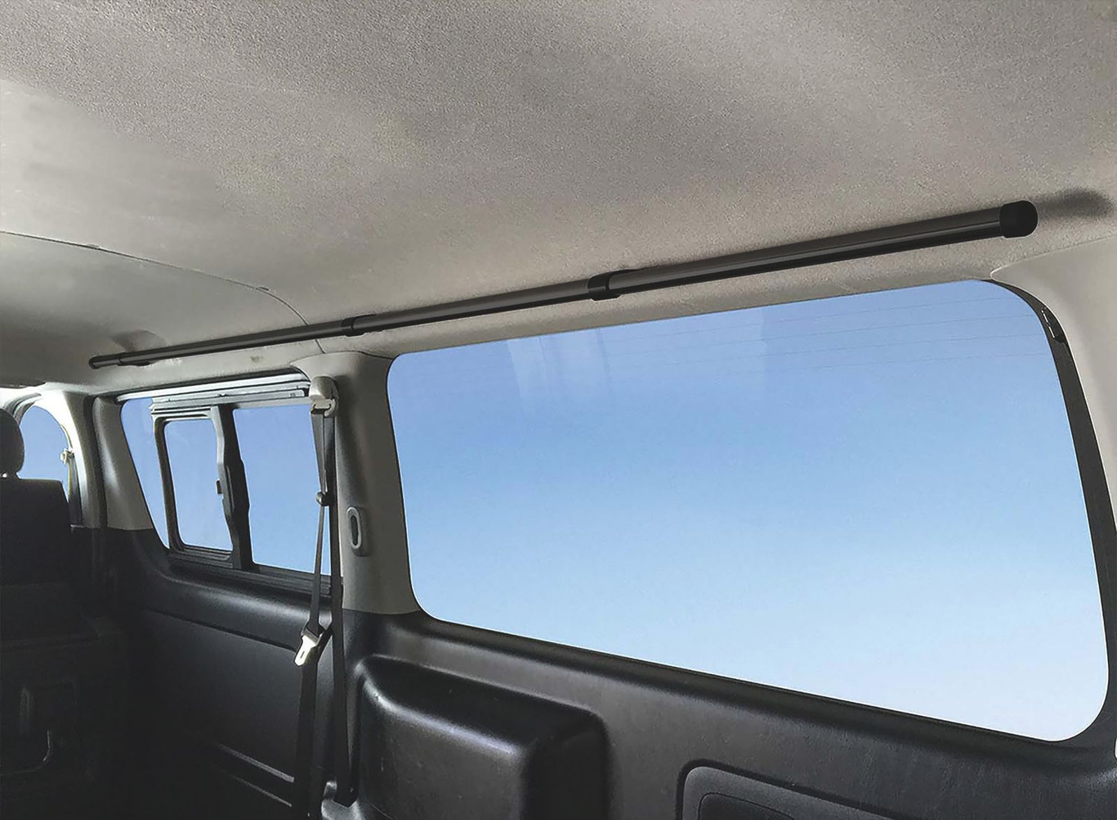 カーメイト CARMATE クロスライド 車内収納 サイドバー ブラック ハイエース キャラバン 用 左右セット NS122BK