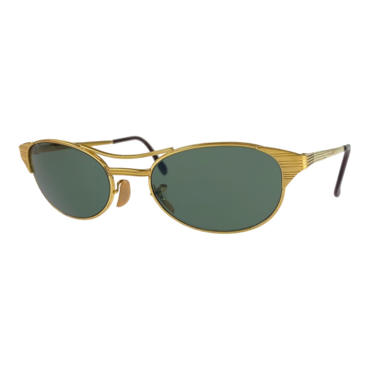 最高品質90\'s 美品!! B&L Ray-Ban W1394 シグネット EXT オーバル G-15 SIGNET ゴールド サングラス ボシュロム ビンテージ USA 廃盤品 その他