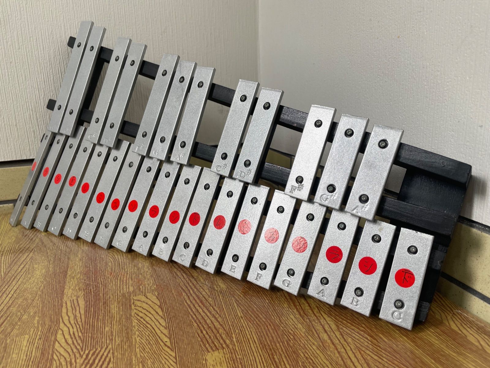 グロッケン　練習用　マレット付き　ケース付き グロッケン 練習用 マレット付き ケース付き 楽器・音響機器