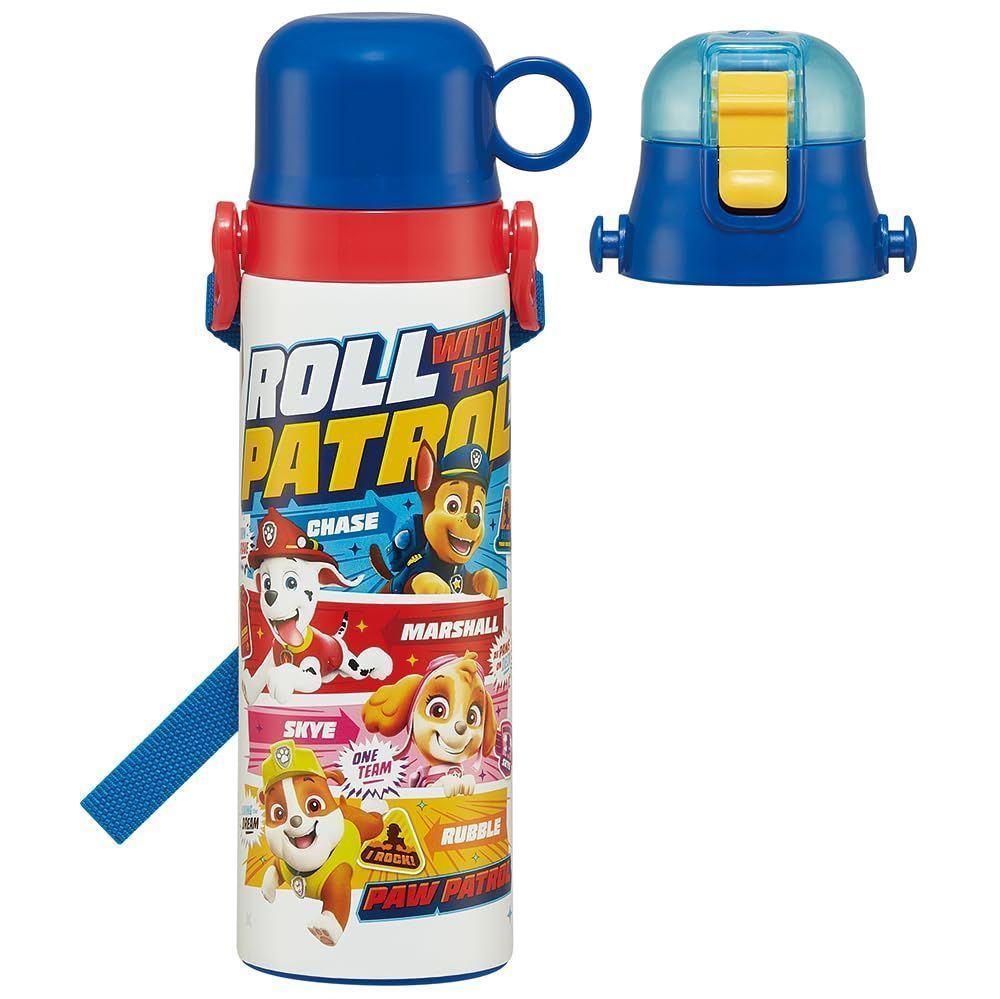 2way 580ml スケーター(Skater) 子供用 2way ステンレス 水筒 直飲み 580ml コップ飲み 570ml パウ・パトロール 24 子供に優しい軽量タイプ 男の子 かっこいい SKDC6-A