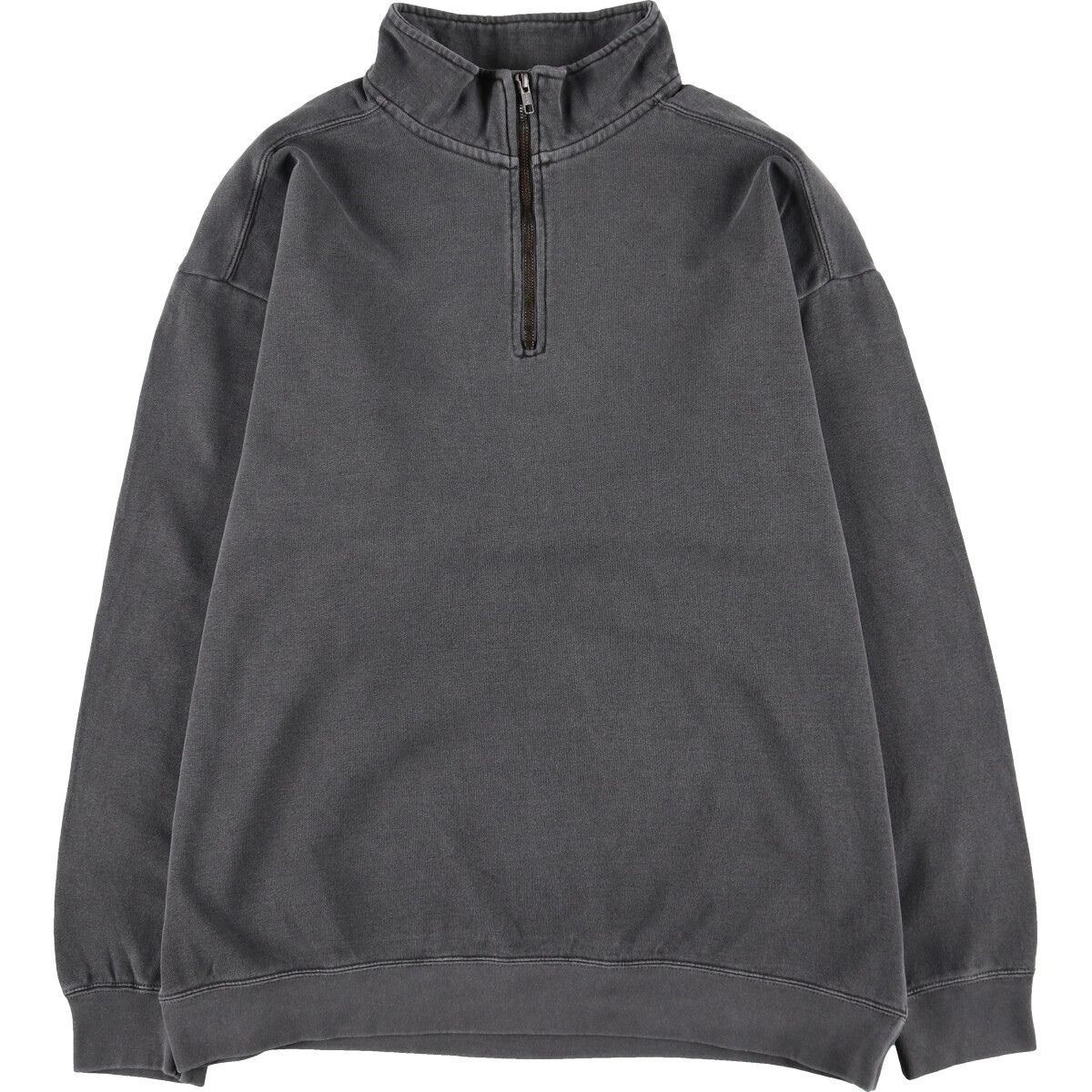 古着 COMFORT COLORS ハーフジップスウェットシャツ トレーナー メンズXL相当/eaa462989