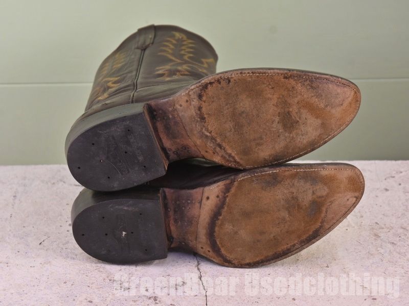 USA製 Rios of Mercedes 高級 ビンテージ ウエスタンブーツ 茶 メンズ  