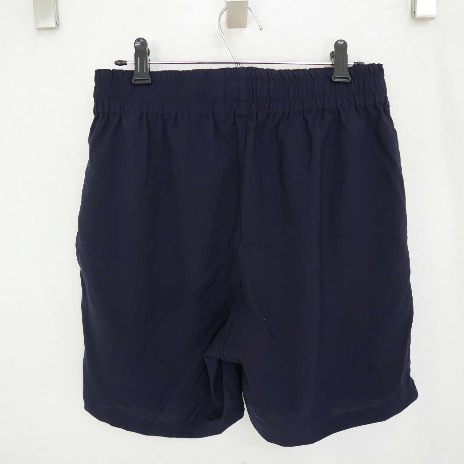 VISVIM ストライプショートパンツ ネイビー 21AW VISVIM SPORT ビズビムスポーツ VS CASSIUS SHORTS