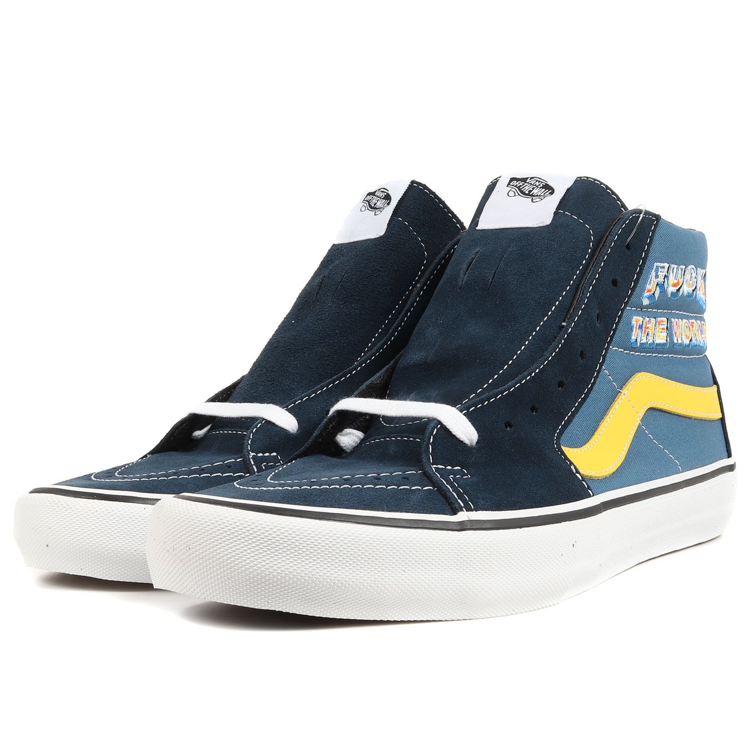 【箱付き美品】Supreme Vans sk8ネイビー/イエロー 箱付き美品】Supreme Vans sk8ネイビー/イエロー