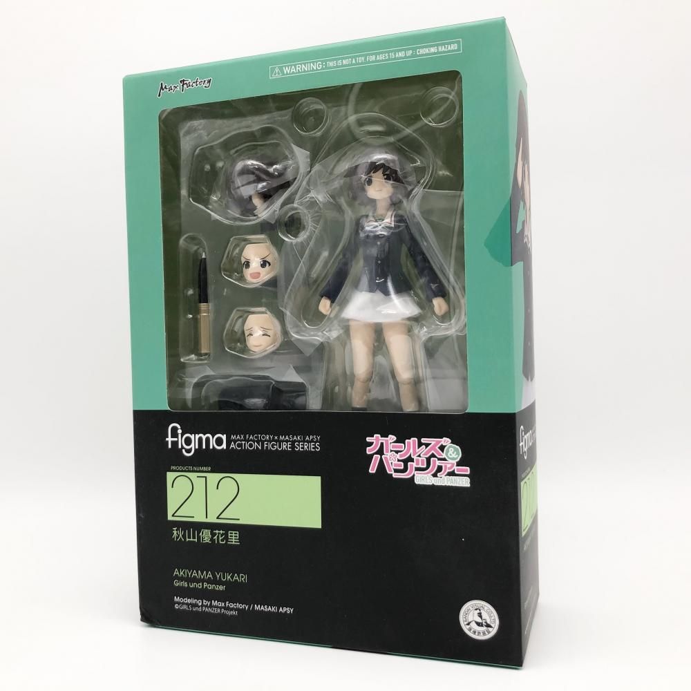 figma★新品未開封品 秋山優花里フィギュア★212送料無料 未開封】ガールズ&パンツァー figma 212『秋山優花里』戦車服Ver.