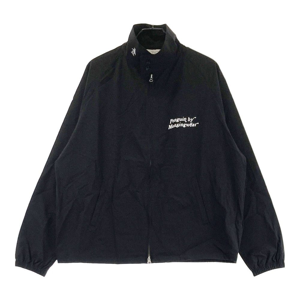サイズ：XL MUNSING WEAR マンシングウェア 2024年モデル 長袖 ジップジャケット  ブラック系 [240101363936] ゴルフウェア メンズ ストスト
