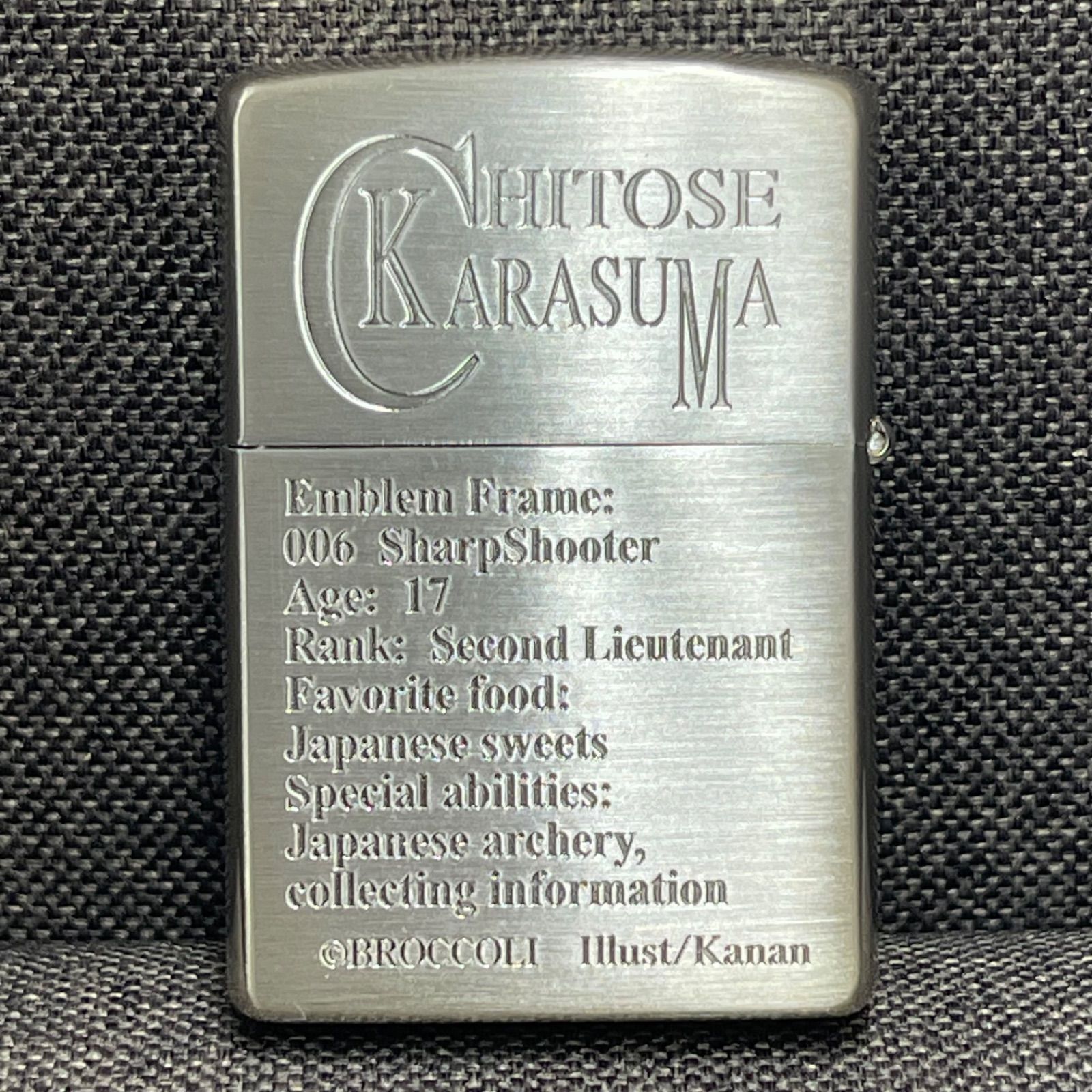 NPA】zippo ジッポー Galaxy Angel ギャラクシーエンジェル 烏丸ちとせ