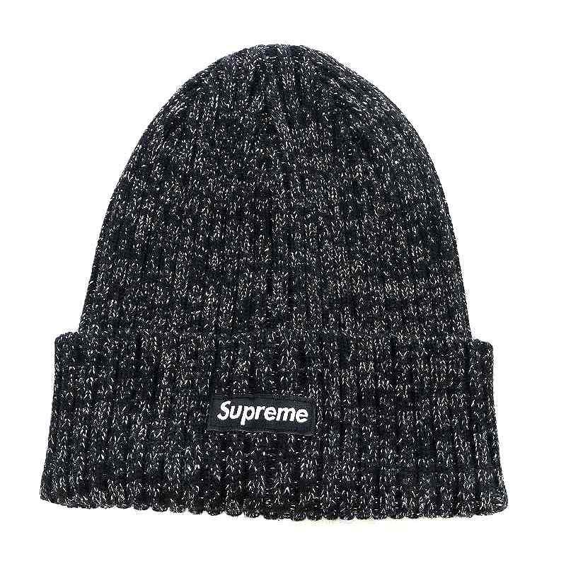 シュプリーム SUPREME 25SS Overdyed Beanie Metallic Black ラメ ニット キャップ 帽子 ブラック |YO15