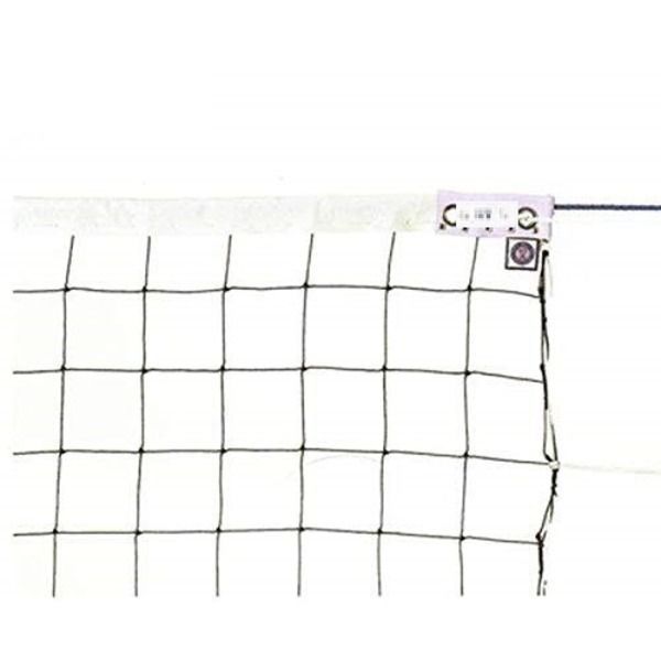 KTネット 上下テープ付き 6人制バレーネット 日本製 サイズ 巾100cm×長さ9.5×網目10cm KT102