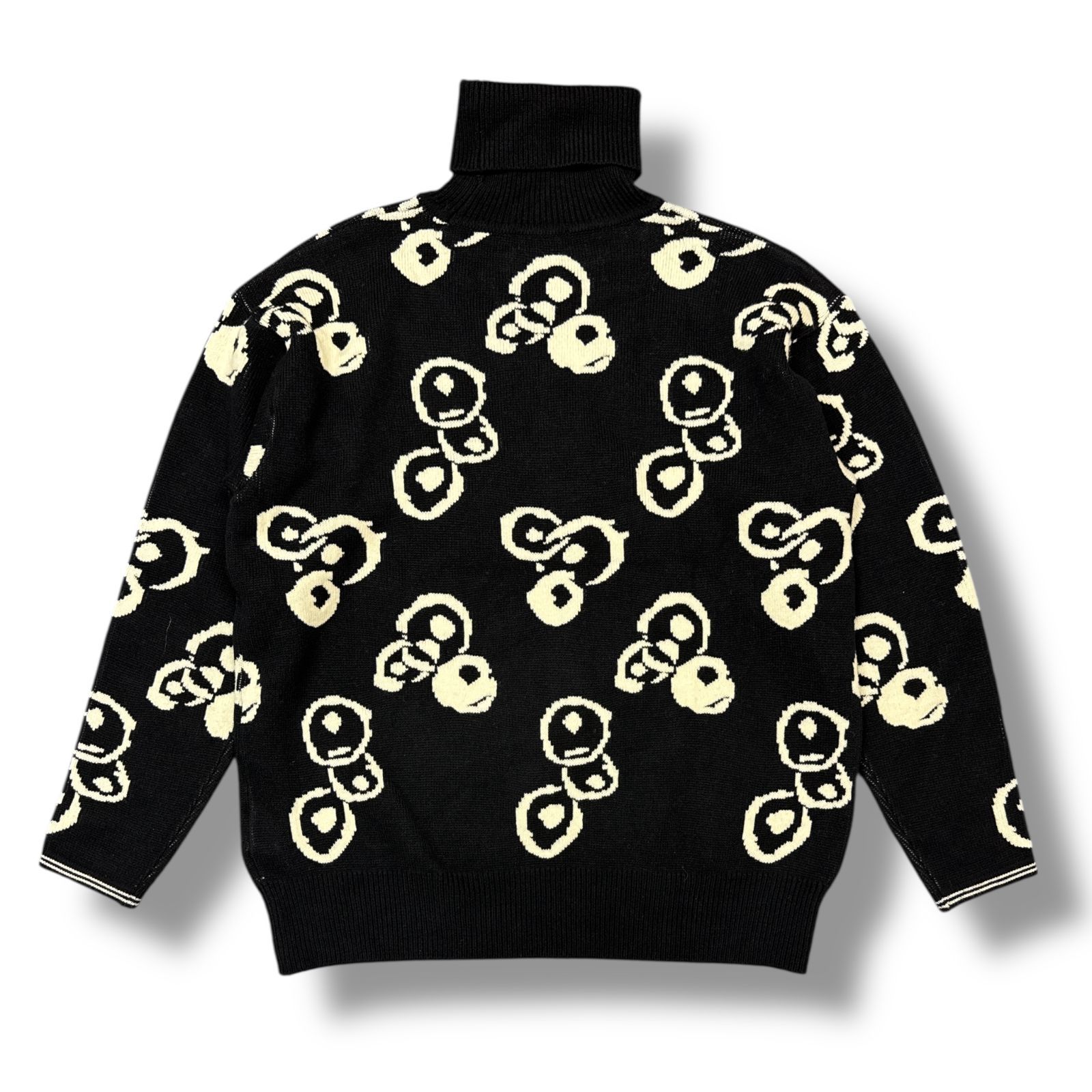 Yohji Yamamoto TENUGUI TURTLE NECK KNIT High Twisted Jersey Long