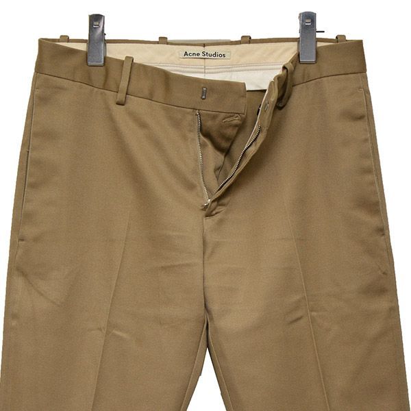 Acne Studios ベージュ チノパン Acne Studios - 44 新品 アクネ ストゥディオズ チノ パンツ