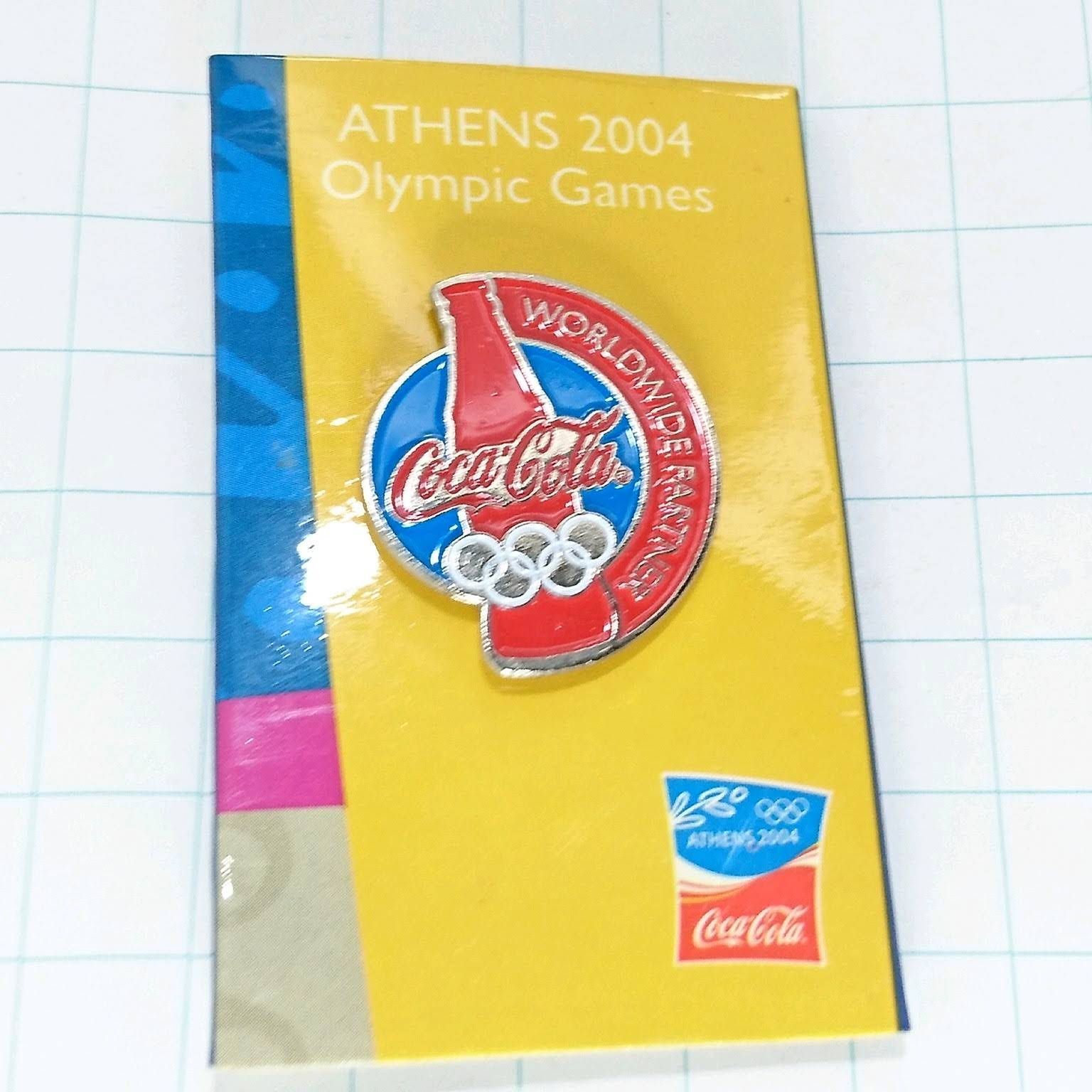 コカコーラ オリンピック アテネ 2004 ピンバッジ 5個