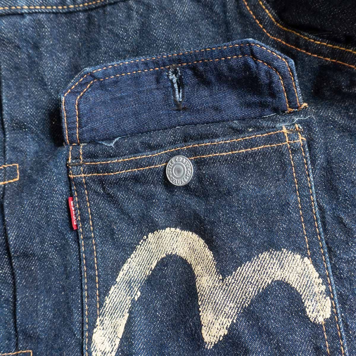 美品/濃紺】EVISU 【NO.1507 2nd type デニムジャケット】42 エビス G