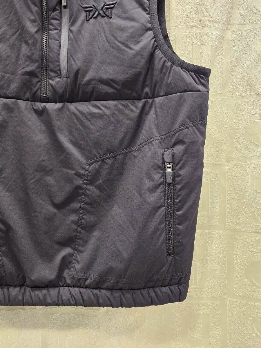 シンプルな PXG メンズ Anorak アノラック ダウン ベスト ブラック 100