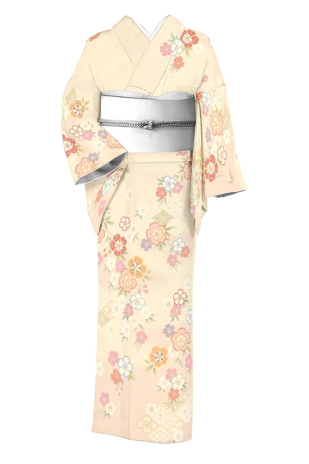 記念感謝祭【仕立無料】京友禅伝統手描き藤理工芸特撰加工訪問着