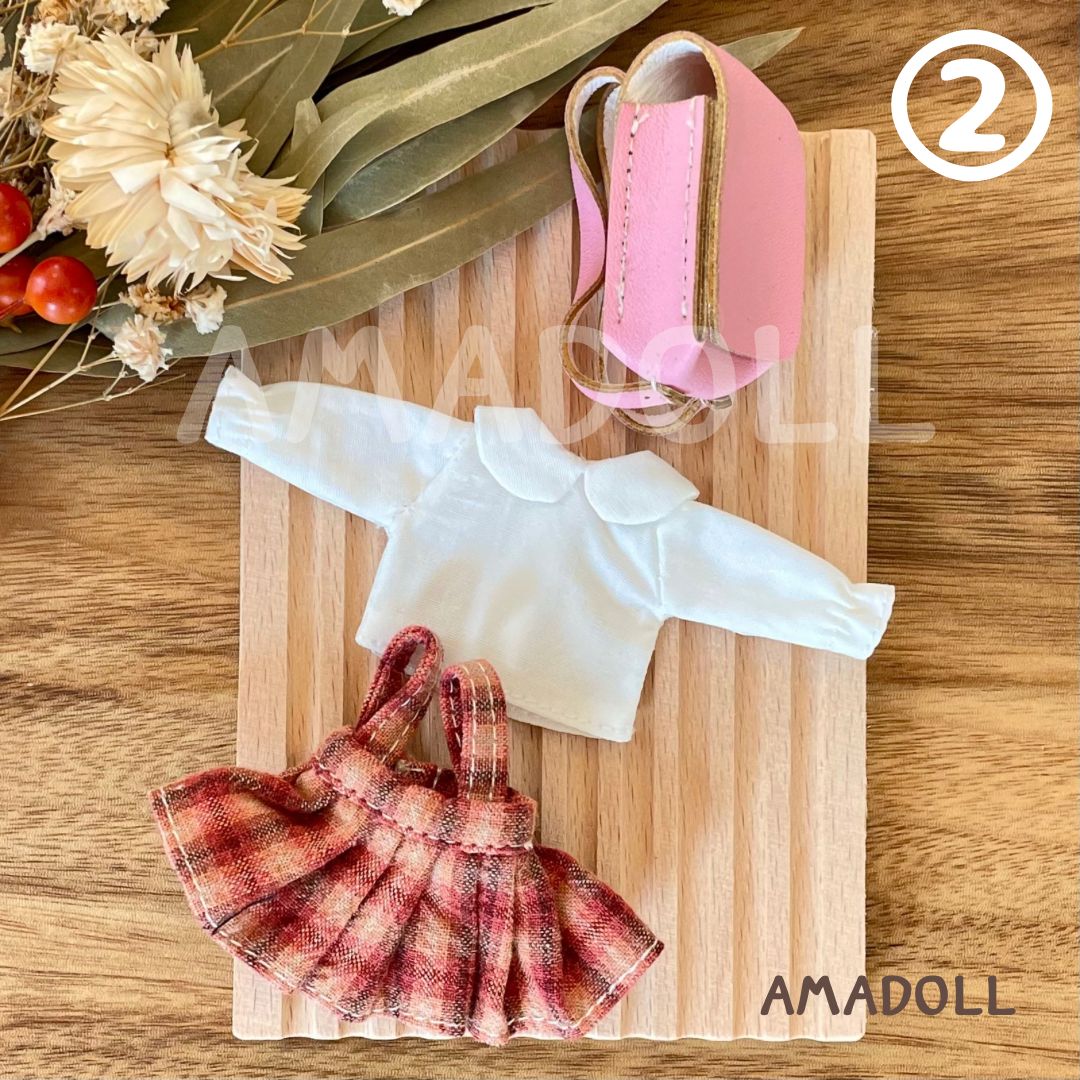 オビツ11、ねんどろいどどーる服 オビツ11 ねんどろいどどーる 服 ブラウス スカート ランドセル