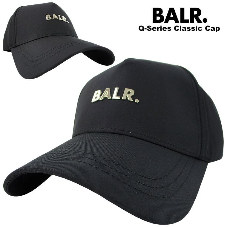 BALR. ボーラー Q-Series Classic Cap メタルキャップ オールシーズン プレゼント ユニセックス 男女兼用 ゴルフキャップ ラグジュアリー メタルプレート ベースボールキャップ アジャスター調整可能