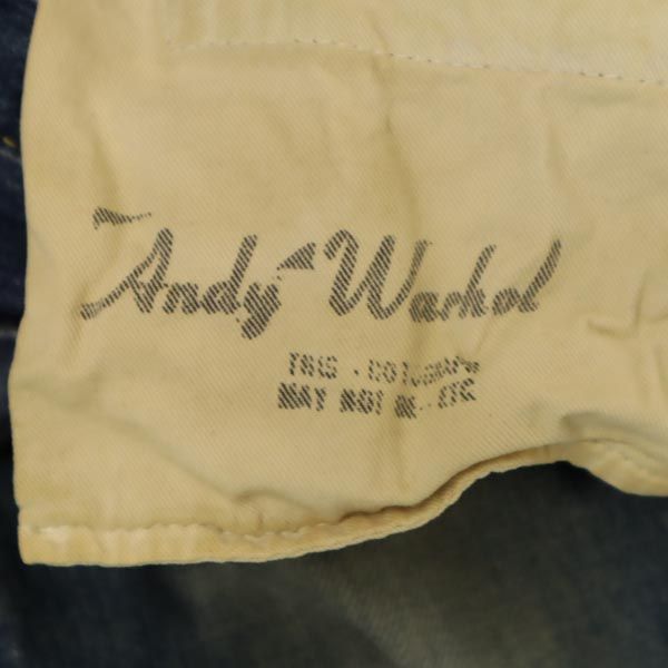 アンディウォーホール ヒステリックグラマー ボタンフライ テーパードデニムパンツ XS Andy Warhol HYSTERIC GLAMOUR レディース   【230907】