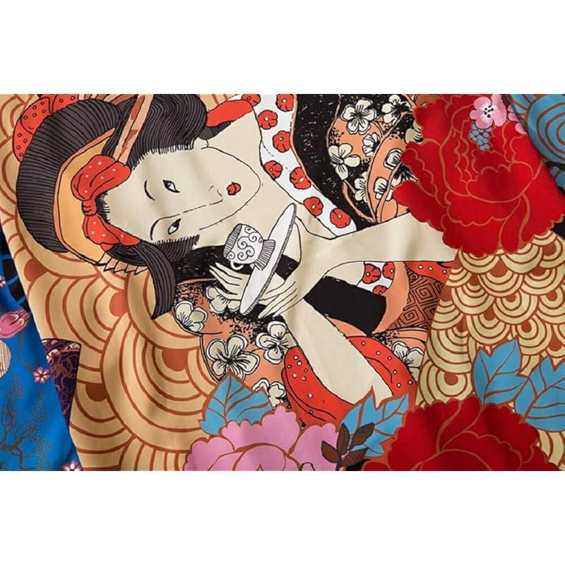 法被 シルクプリント袢天 セット帯付 B 9501 半纏 袢纏 お祭り はっぴ はんてん 祭り半天 ハッピ はっぴ 祭り袢纏 祭り袢天 まつり半天 はんてん 祭り