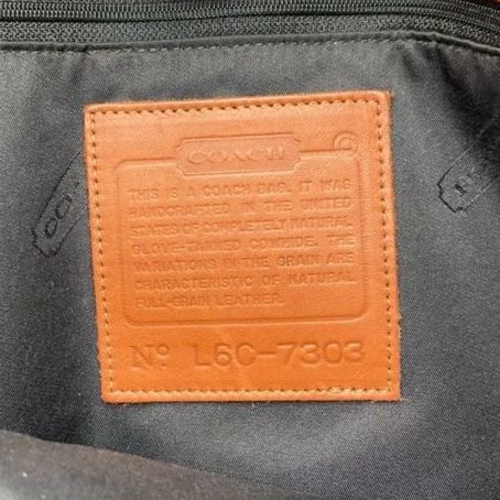 COACH オールドコーチ　トートバッグ　肩掛け　A4収納　黒　7303 COACH オールドコーチトートバッグ肩掛けA4収納黒7303