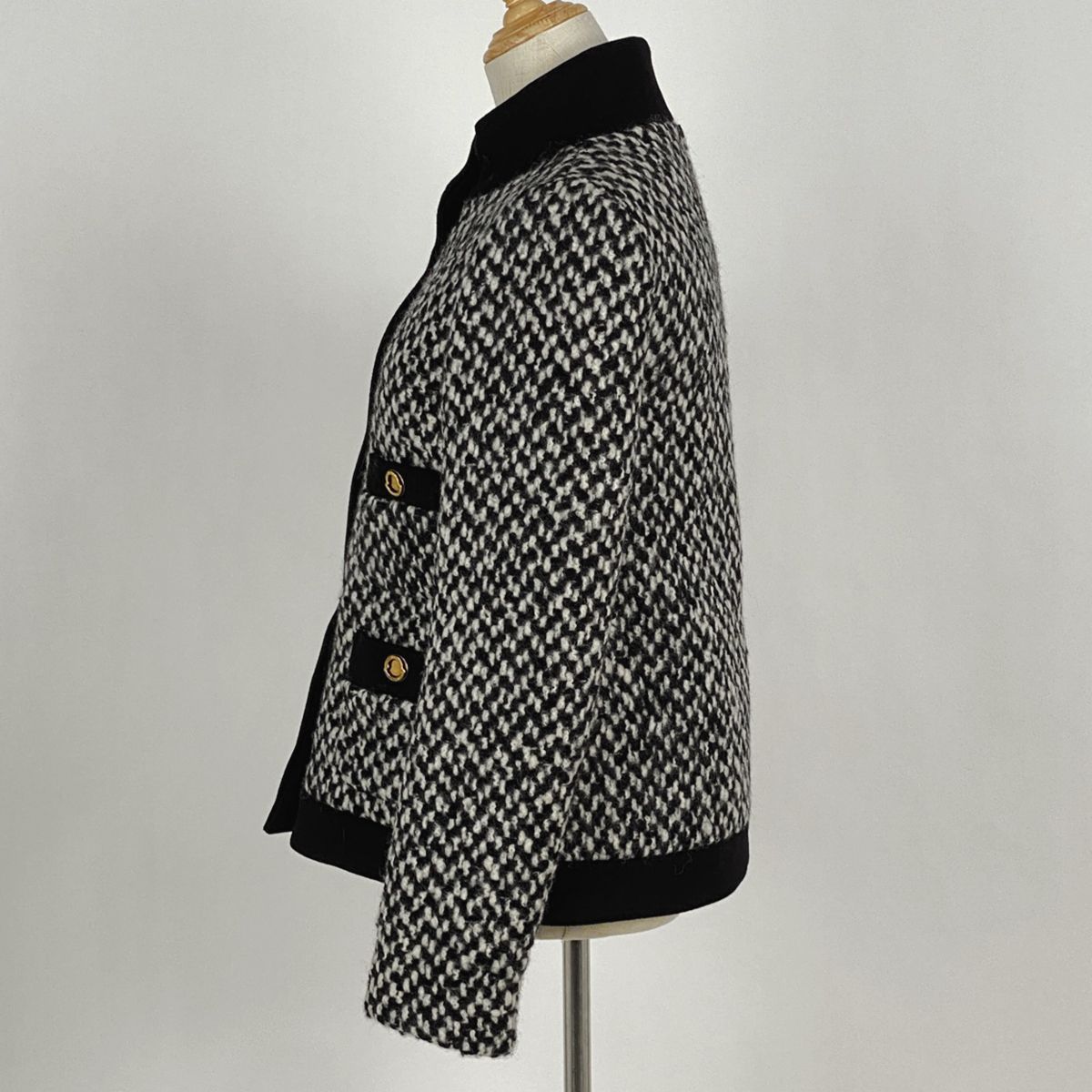 MONCLER モンクレール NAI ナイ ツイード ダウンジャケット コート