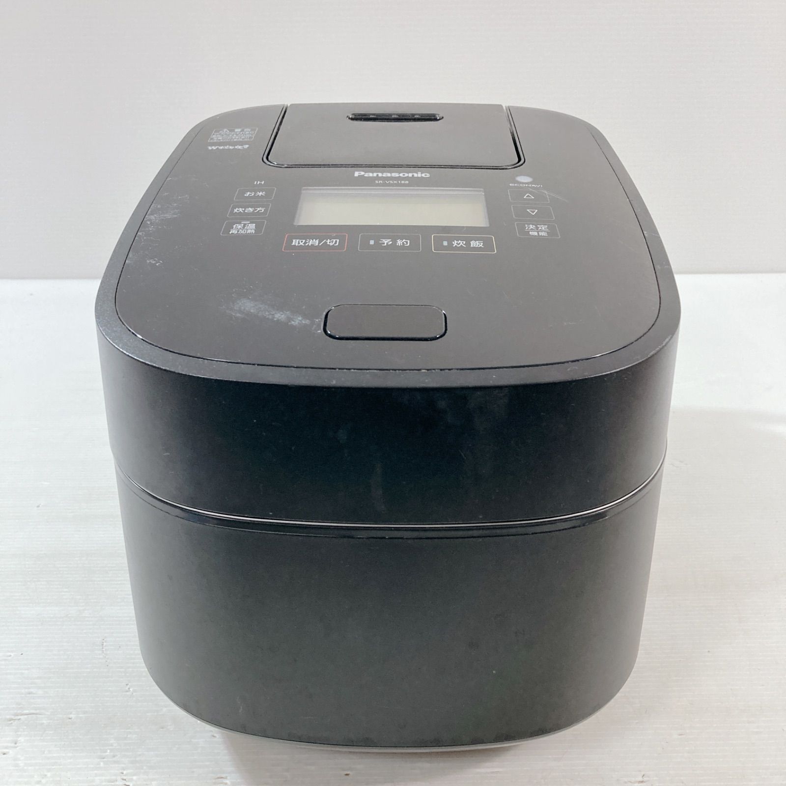 Panasonic スチーム&可変圧力 IH ジャー炊飯器 SR-VSX188 【公式通販】