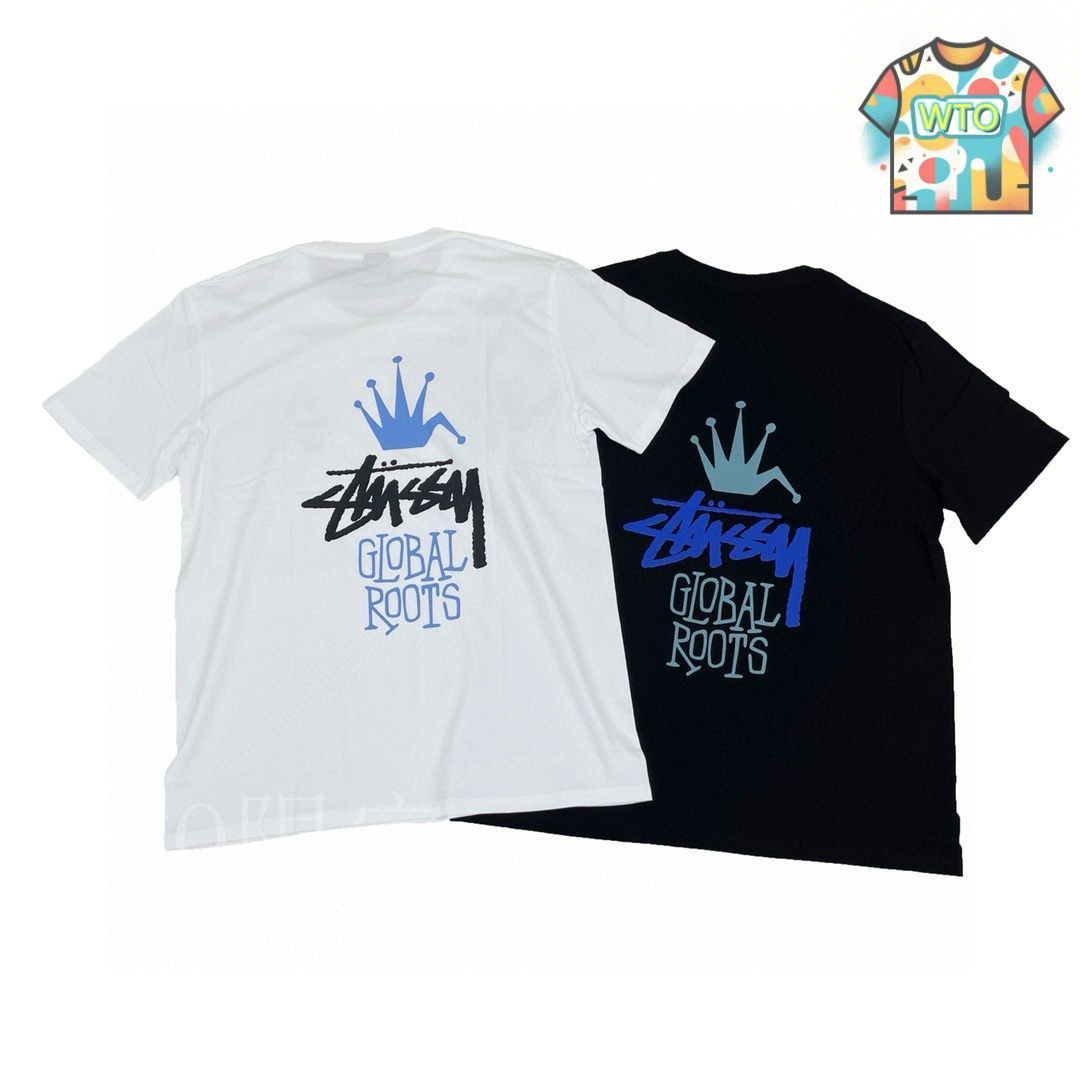 今日特価】STUSSY Global Roots クラウンロゴ T シャツ - メルカリ