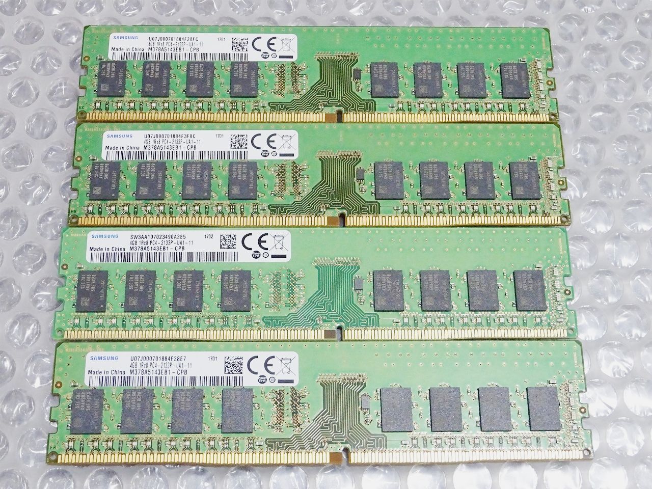 デスクトップPC用 メモリ 4GB × 4 計 16GB - メモリー