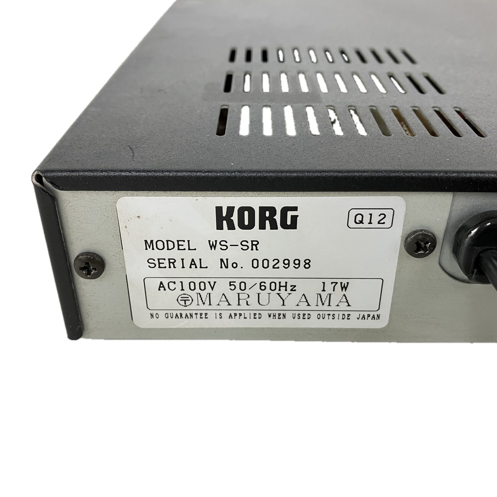 KORG WS-SR WAVESTATION SR 音源モジュール コルグ 音響機材 オーディオ ジャンク Y10525247