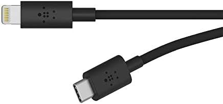 ♥ Belkin Boost↑Charge USB-C ライトニングケーブル 3フィート高速充電 iPhone 11-C ケーブル iPhone 11 11 Pro 11 Pro Max XS XS XS Max XR X MacBook