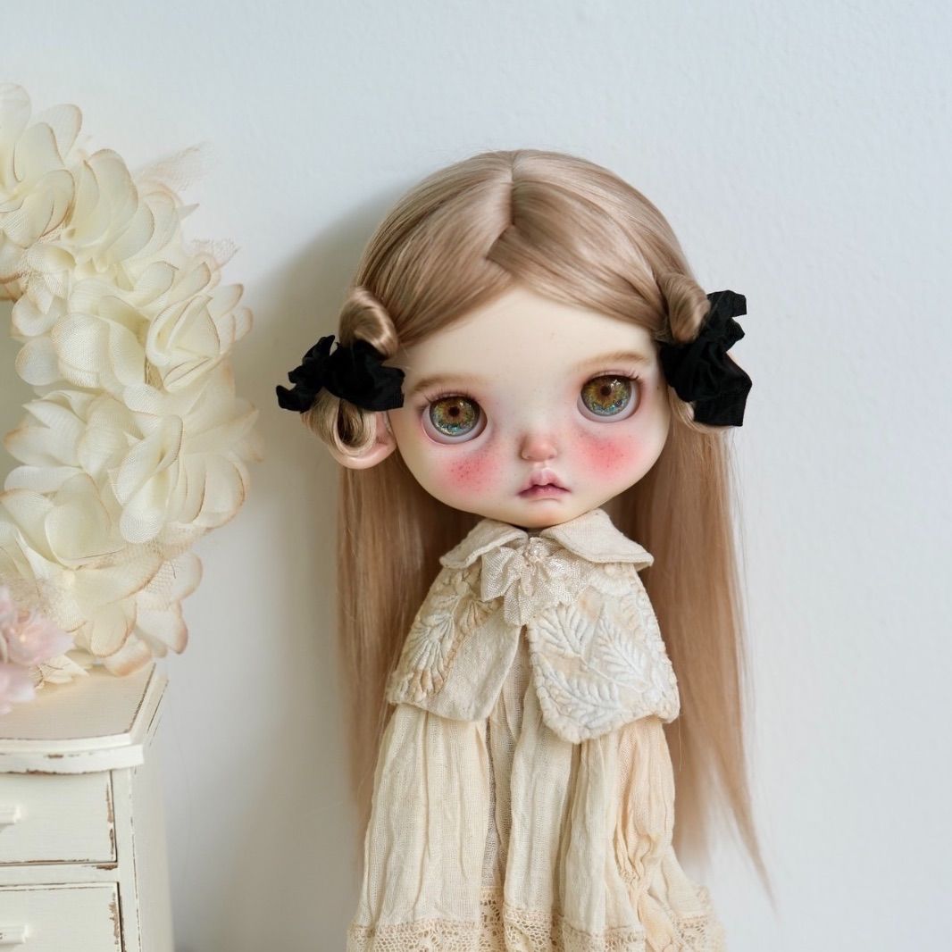 ブライス ウィッグ モヘアウィッグ 海外作家 サイトリボン ストレート  