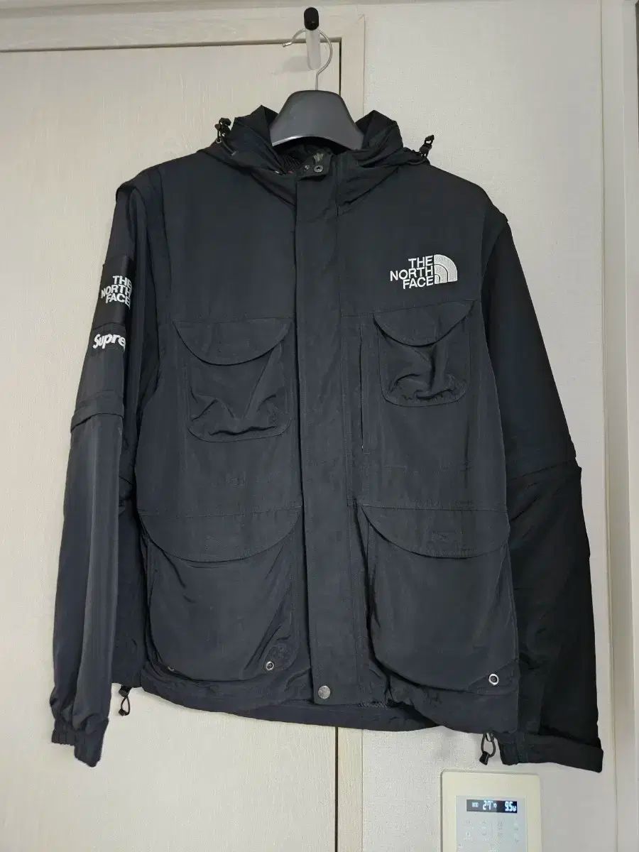 Supreme シュプリーム x THE NORTH FACE ザ ノース フェイス トレッキング コンバーチブル ジャケット ブラック m ー 22SS