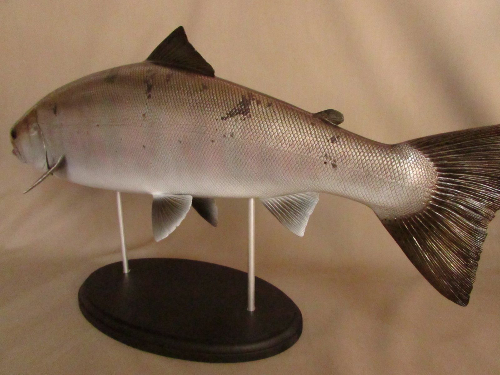 ハンドメイド ６４ｃｍサクラマス 釣り フィギュア 魚模型 レプリカ-