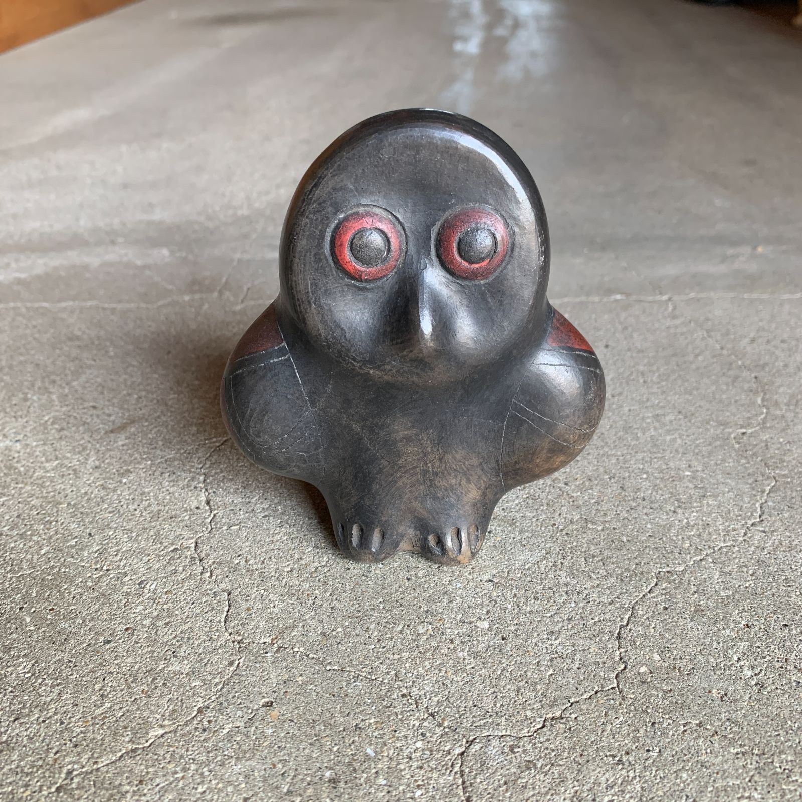 メキシコ ヴィンテージ フクロウ オアハカ 置物 オブジェ フォークアート HM-0140