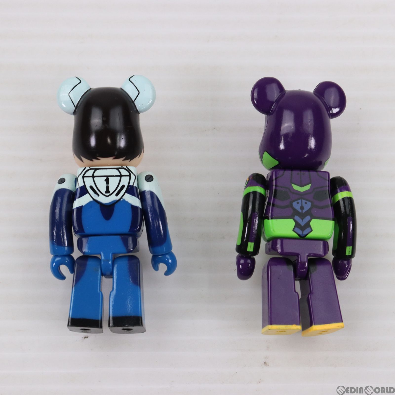 BE@RBRICK(ベアブリック) No.000EVA-A EVA初号機(ナイトカラー版)&碇 
