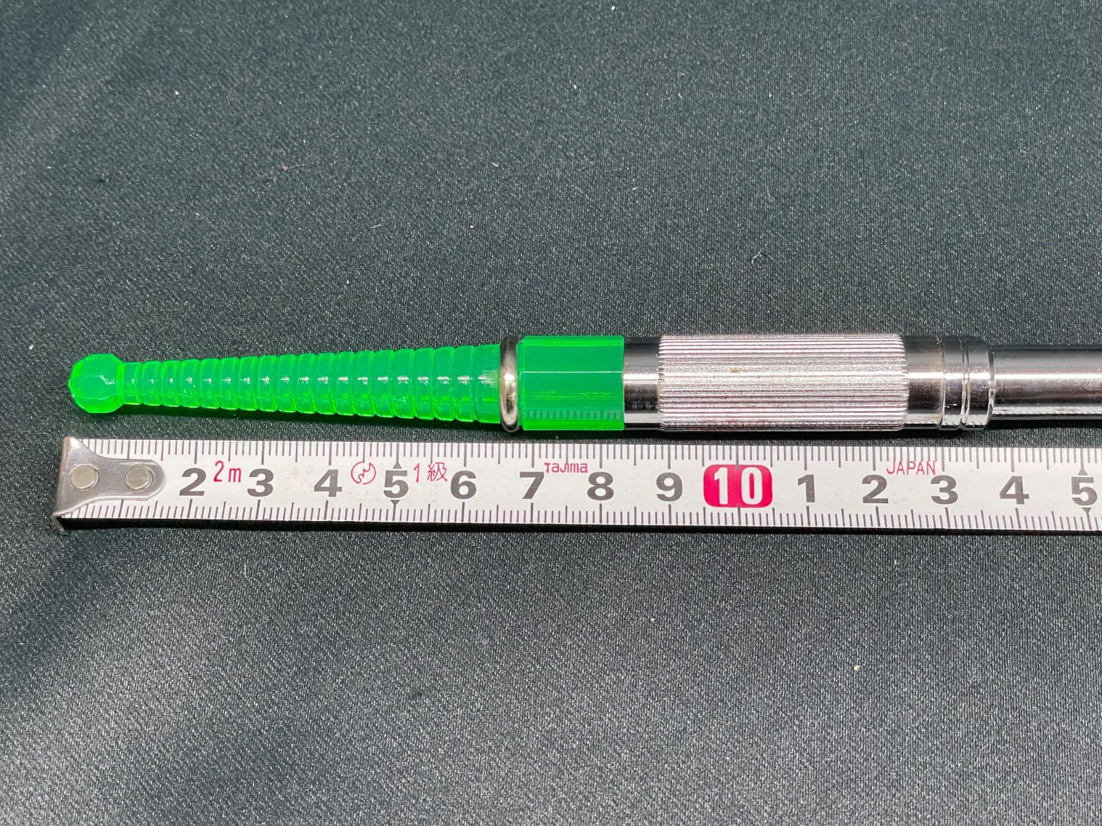 ネオンコントロール棒 740ｍｍ 1個 グリーン 24V球 旗棒 レトロ デコトラ アート 高野自動車用品製作所 トラックショップＡＳＣ