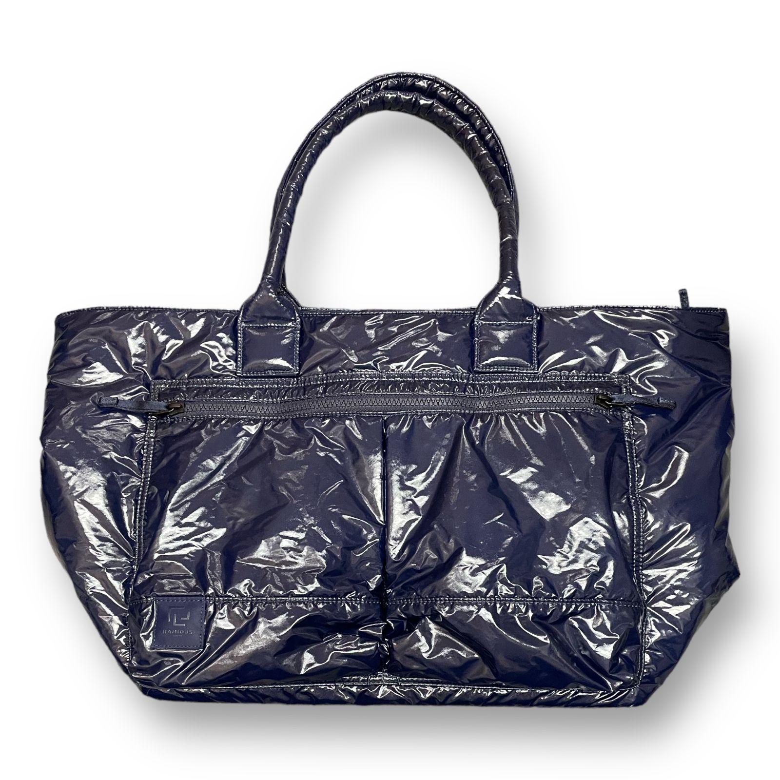 定価31900円 美品 RAMIDUS TOTE BAG L MIRAGE NAVY ミラー