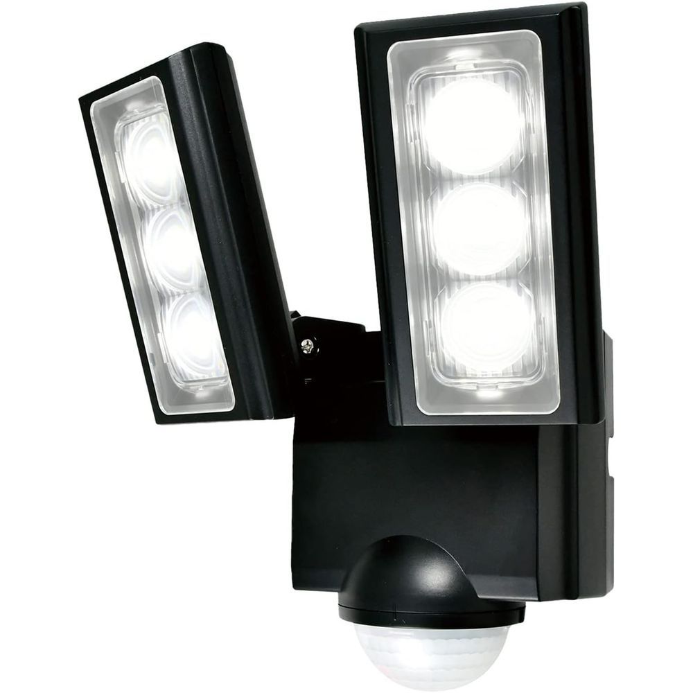 まとめ買い ELPA かんたん防犯ライト 乾電池式 2灯 700ルーメン ESL-312DC ×3セット
