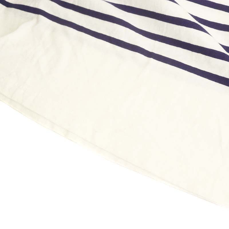 タグ付き・未使用　トラディショナルウェザーウエア　プルオーバー　S  長袖　白 LYNE SHORT SLEEVE リン ショートスリーブ｜ホワイト × ブラック