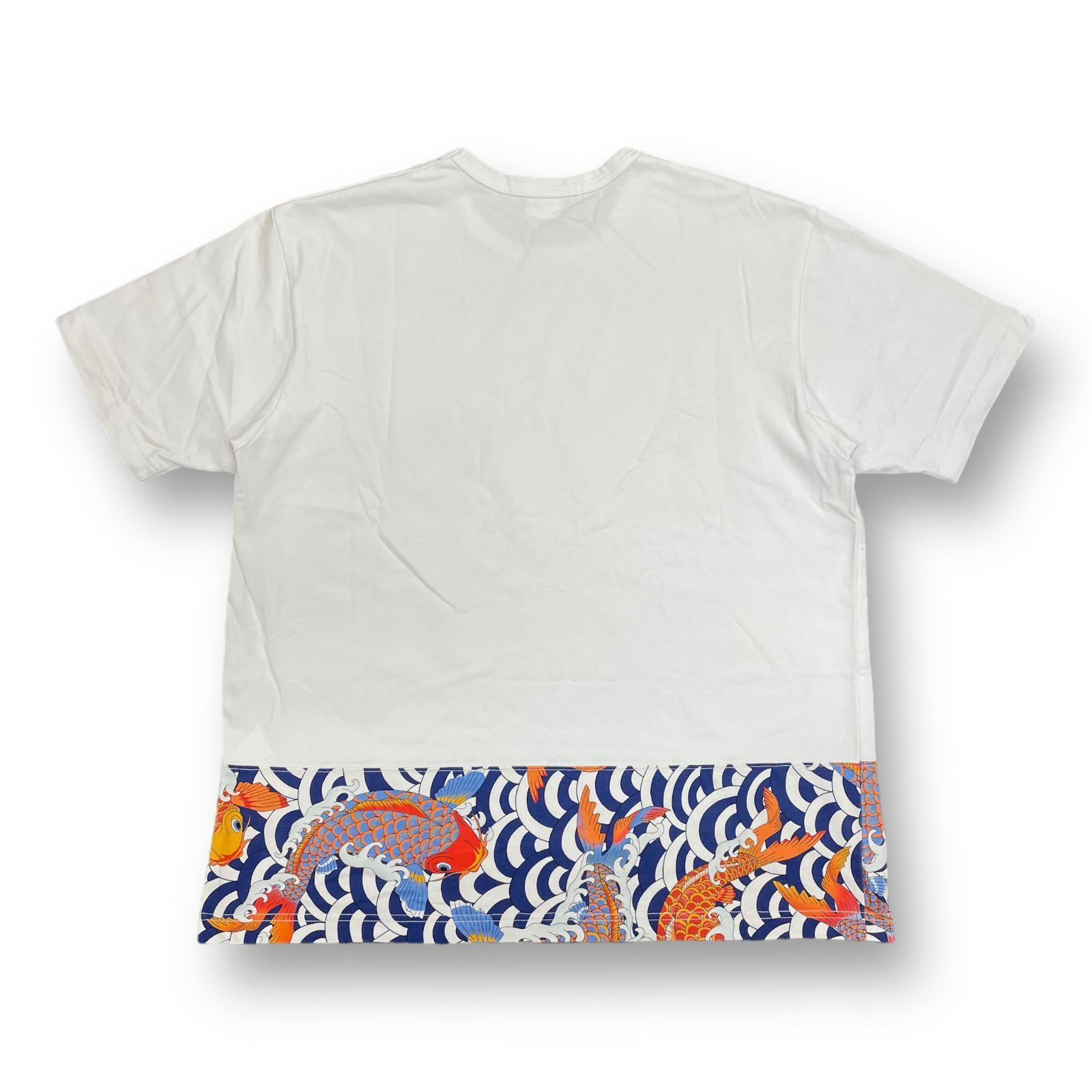 定価27500円 JUNYA WATANABE MAN 22SS プリント 切替 クルーネック T