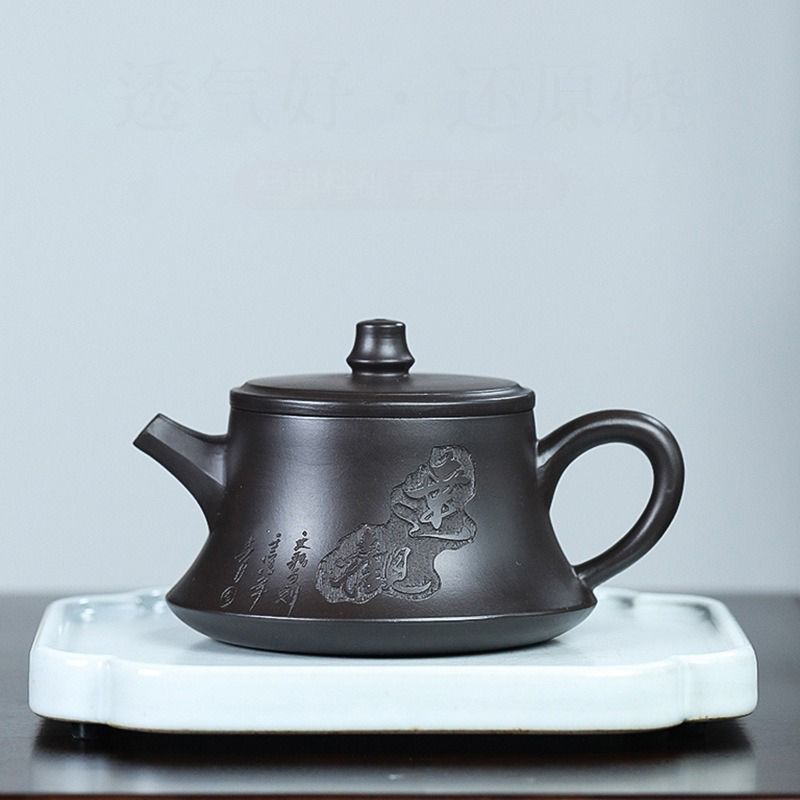 茶壷 急須 紫砂壺 ティーポット 常滑焼 紫砂茶器 唐物紫泥急須 紫砂壺