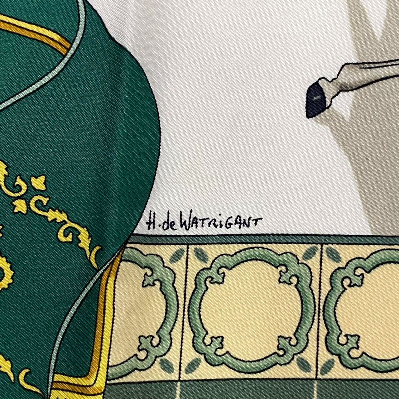 美品✨HERMES エルメス プリーツスカーフ 王立アンダルシア馬術学校 シルク 美品/箱付き】HERMES エルメス プリーツスカーフ 王立