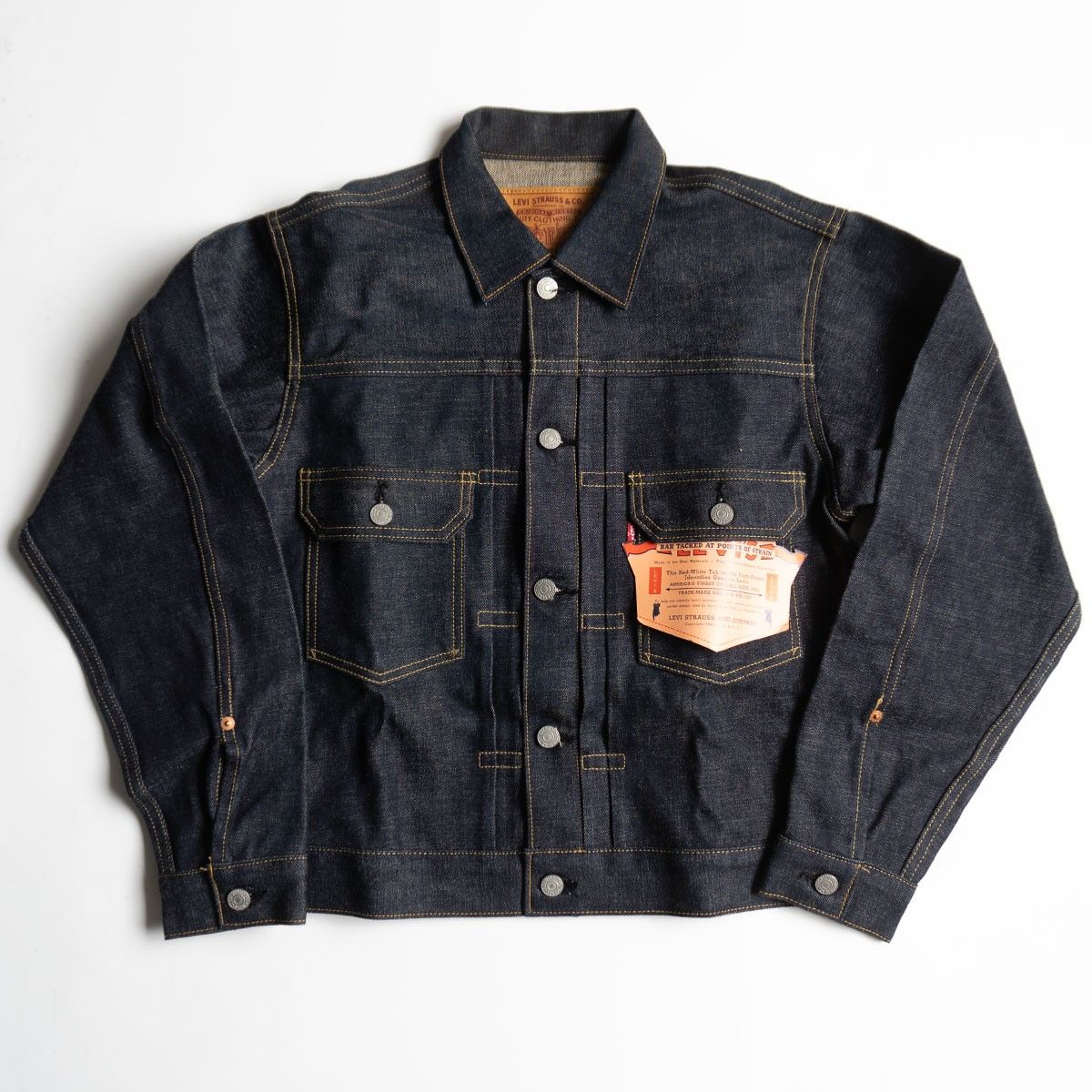 タグ付き未使用品】 LEVI'S 【 507XX ビッグE デニムジャケット 】38