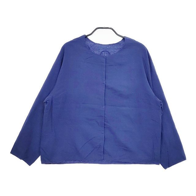 福袋 売れ残り Lin francais d'antan ノーカラージャケット スナップボタン シャツ+ブラウス(長袖+七分)